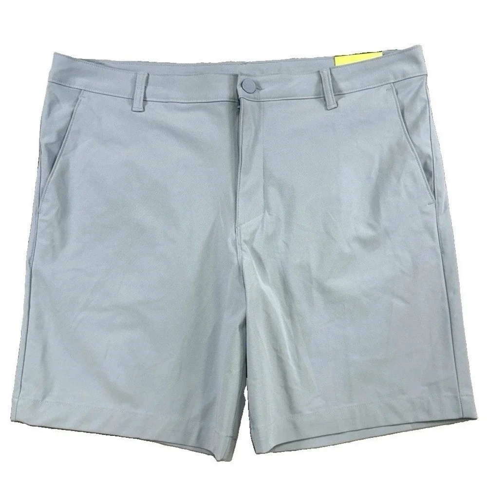 NWT All In Motion Mens Baby Blue 360 Lifestyle Golf Shorts Quick Dry 38 Preppy